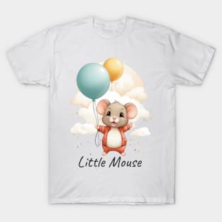 Little Mouse fly with balloon T-Shirt